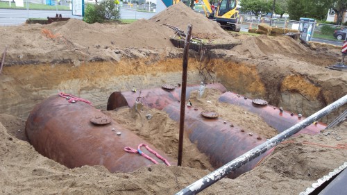 caltex matamata tank removal